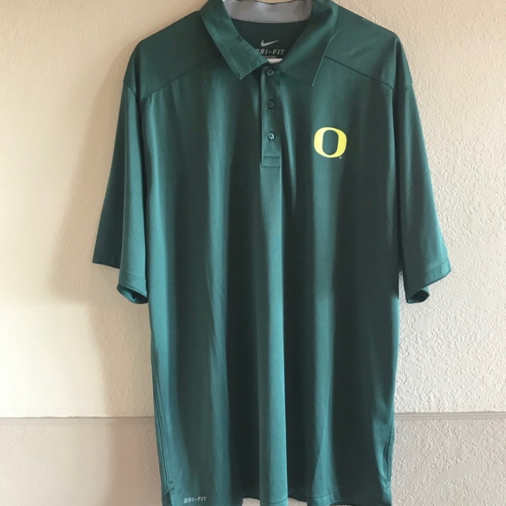 NIKE Oregon Ducks Dri-Fit Golf Polo Shirt XXL